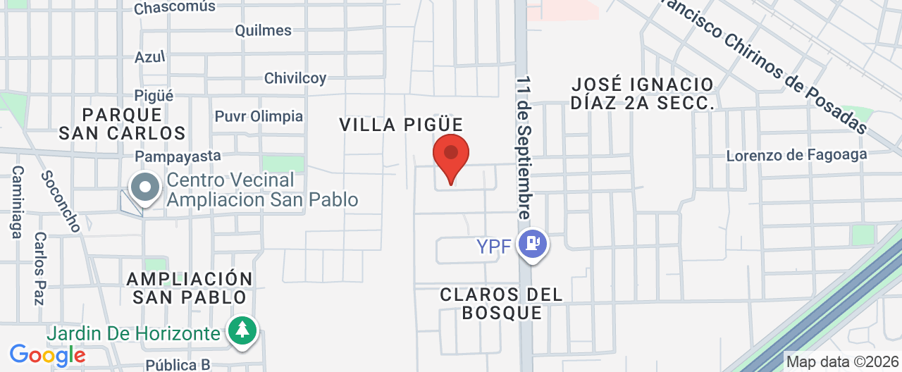 Mapa de la ubicación