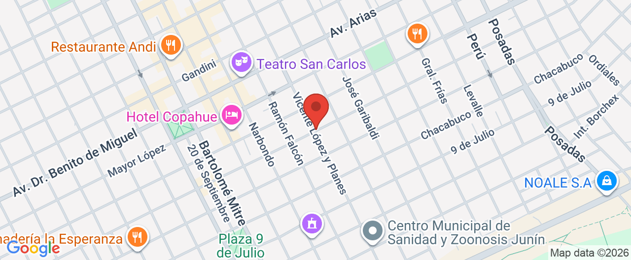 Mapa de la ubicación