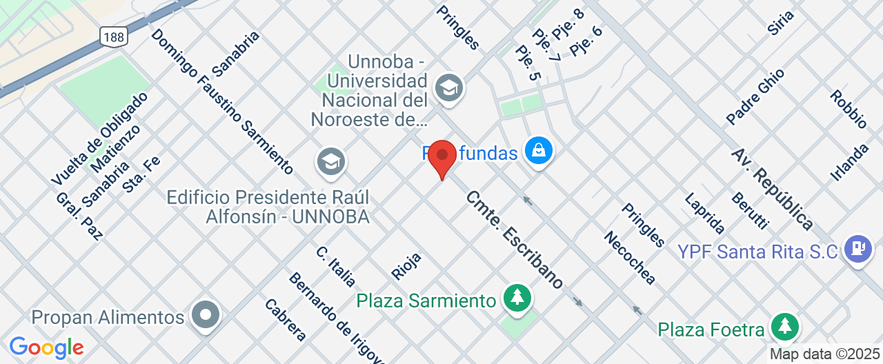 Mapa de la ubicación