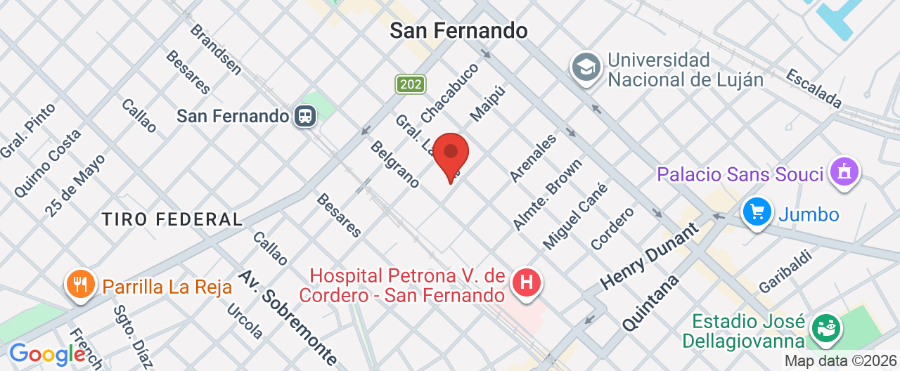 Mapa de la ubicación