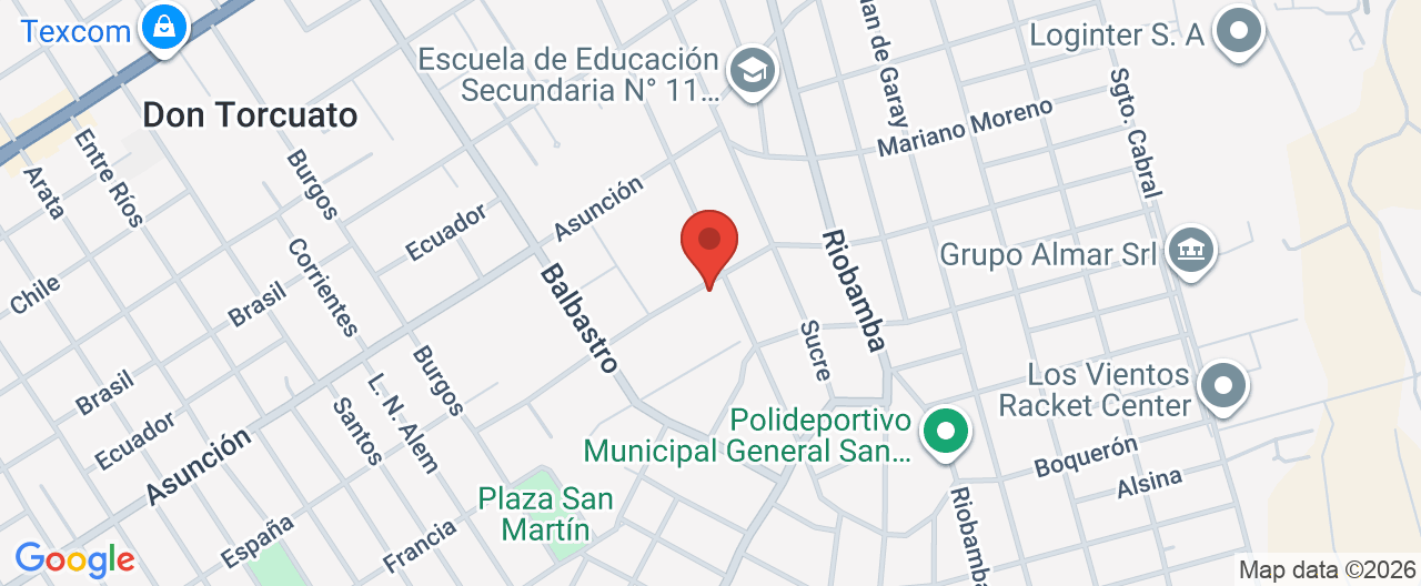 Mapa de la ubicación