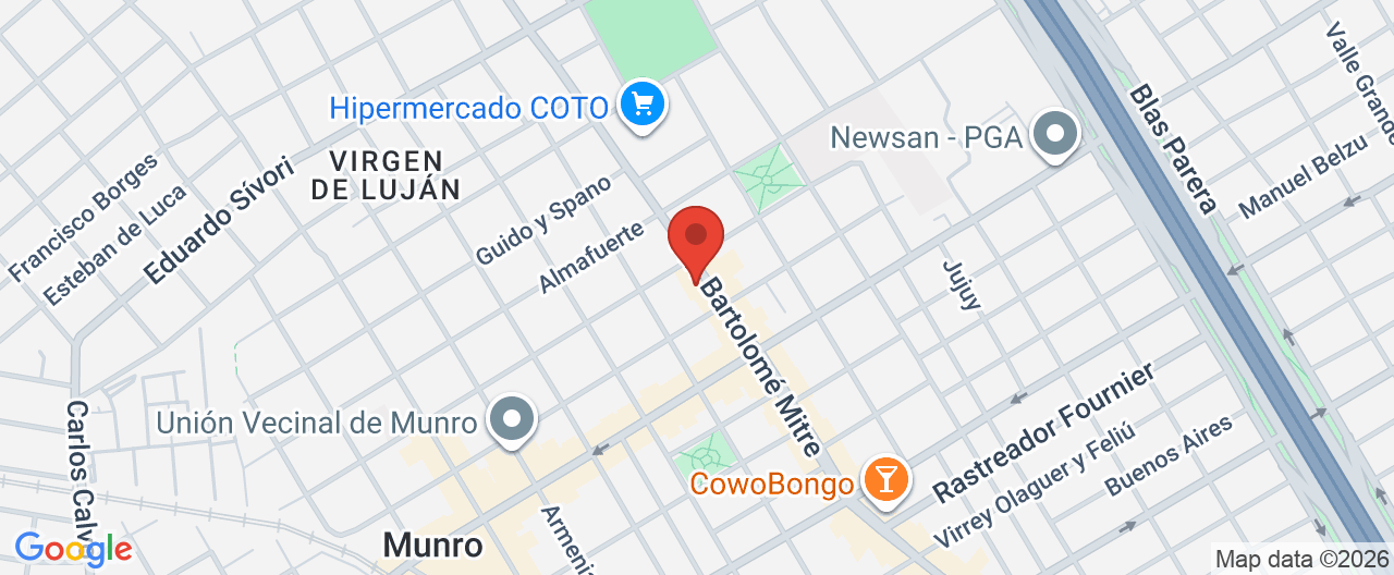 Mapa de la ubicación