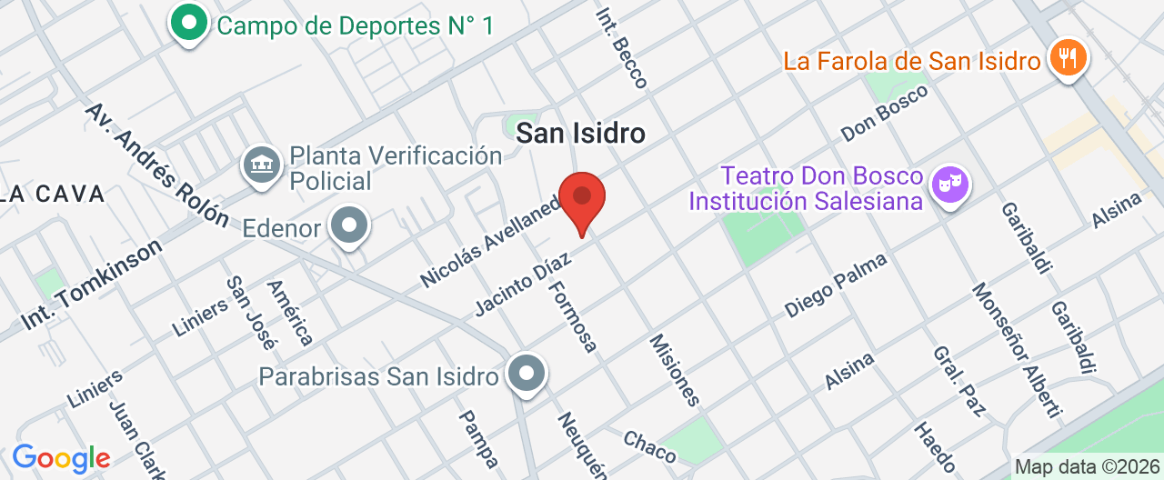Mapa de la ubicación
