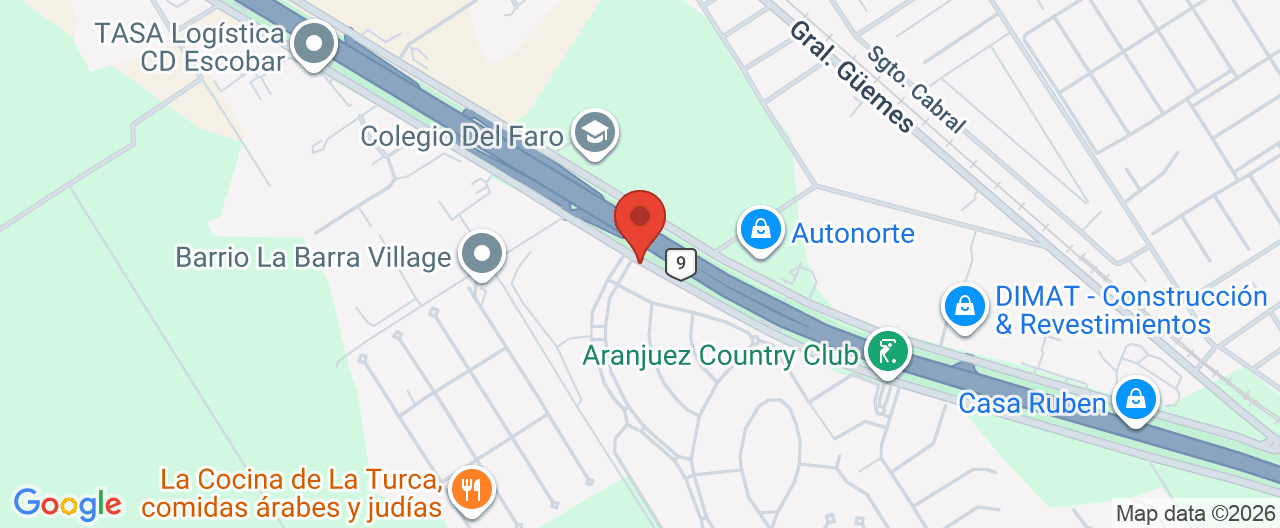 Mapa de la ubicación