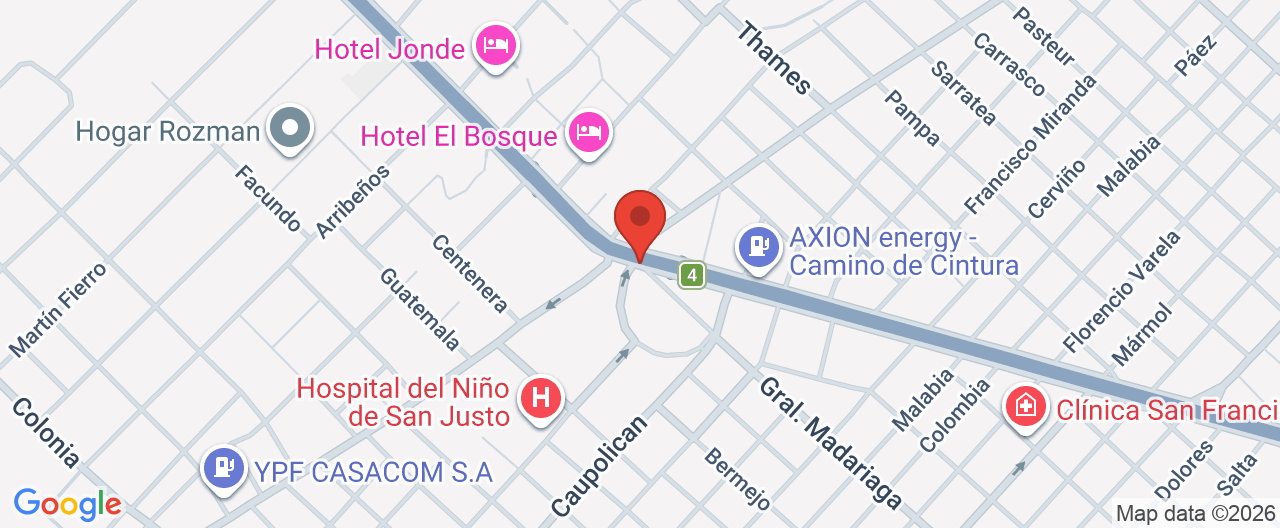 Mapa de la ubicación