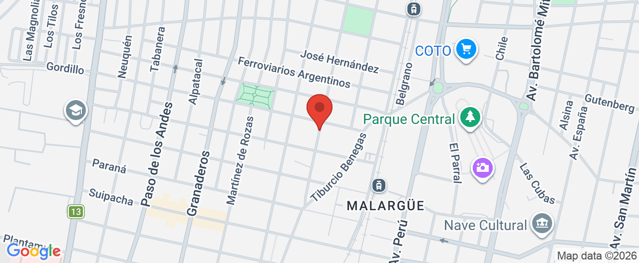 Mapa de la ubicación