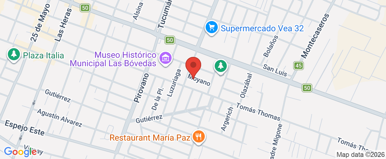 Mapa de la ubicación