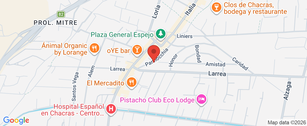 Mapa de la ubicación