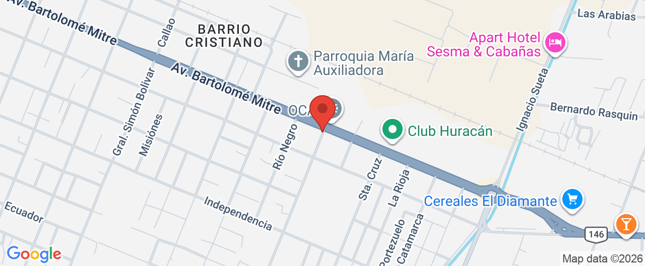 Mapa de la ubicación