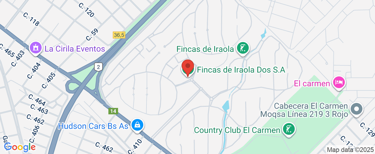 Mapa de la ubicación