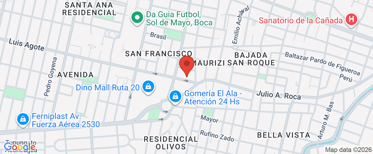 Mapa de la ubicación