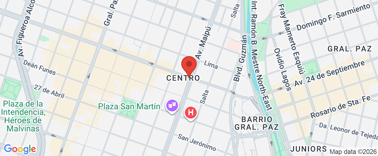 Mapa de la ubicación