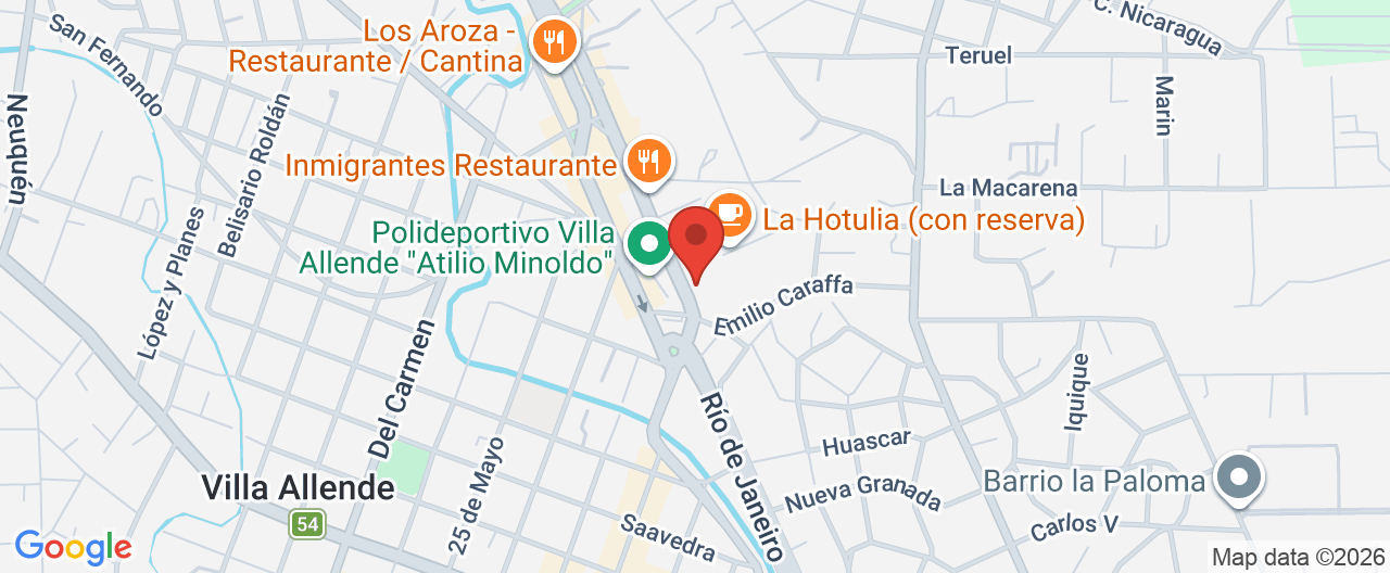 Mapa de la ubicación
