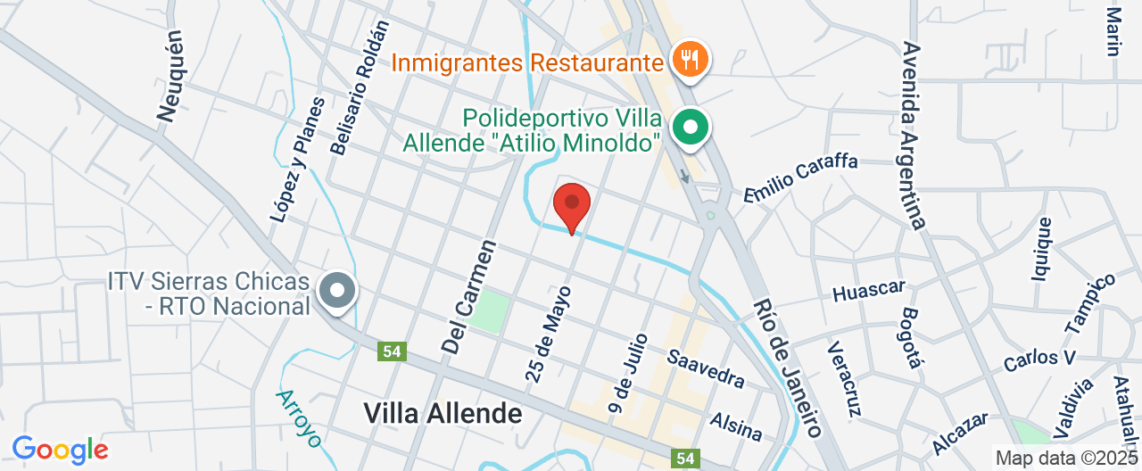 Mapa de la ubicación