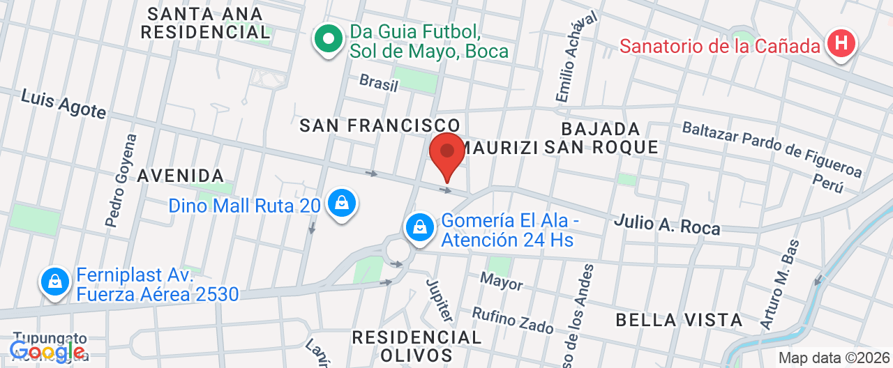 Mapa de la ubicación