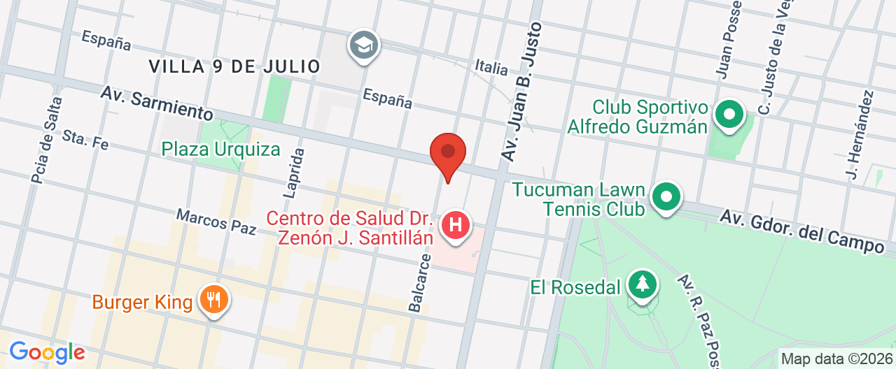 Mapa de la ubicación