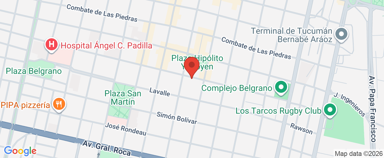 Mapa de la ubicación
