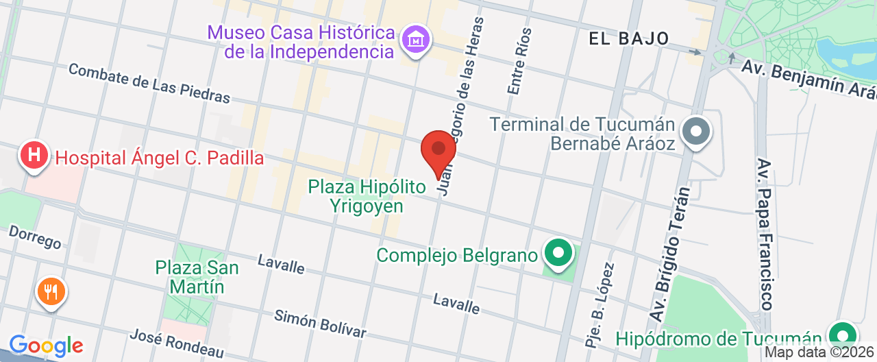 Mapa de la ubicación