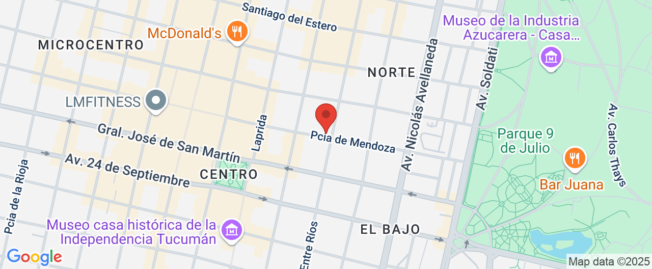 Mapa de la ubicación