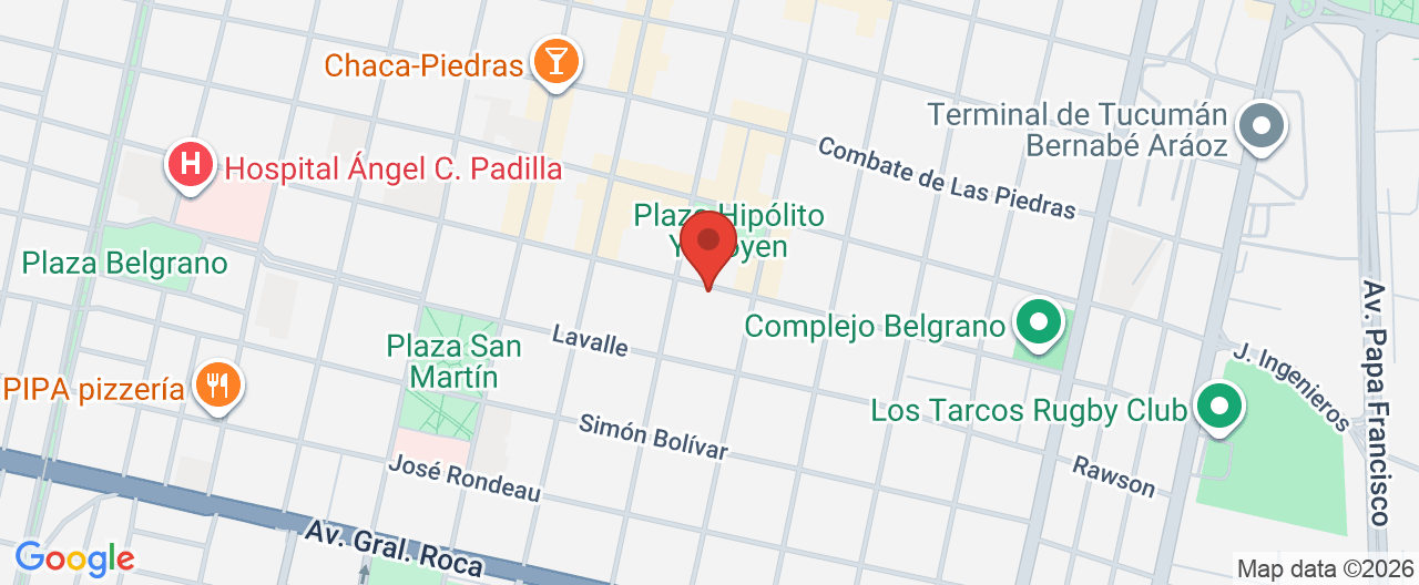 Mapa de la ubicación