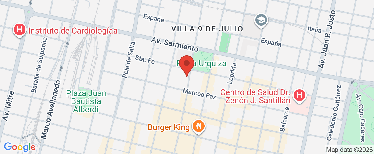 Mapa de la ubicación