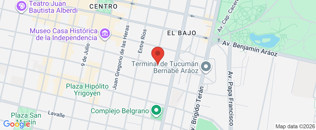 Mapa de la ubicación
