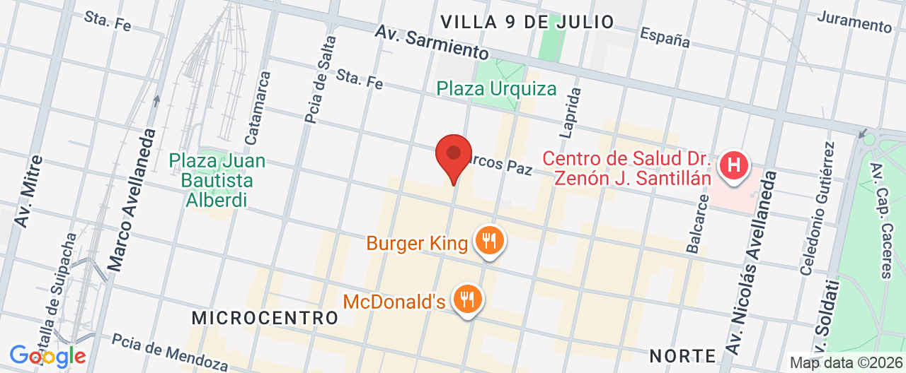 Mapa de la ubicación