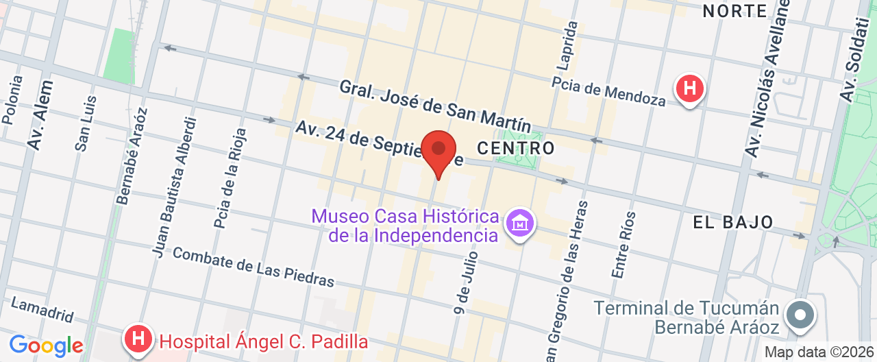 Mapa de la ubicación
