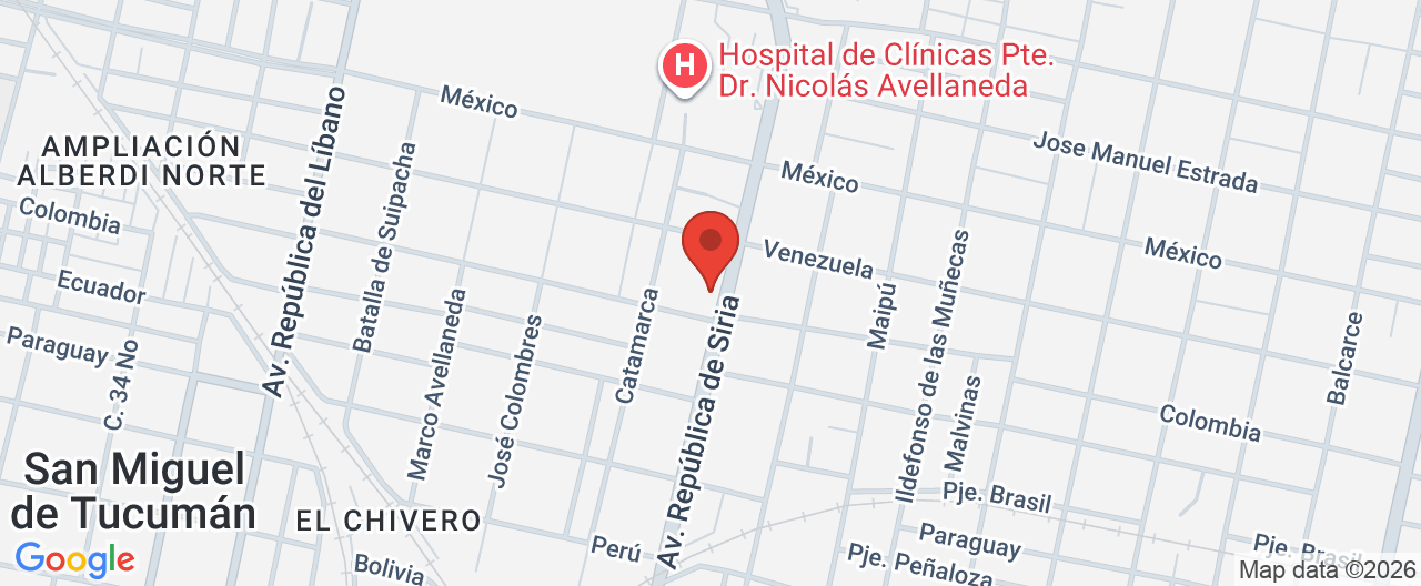 Mapa de la ubicación