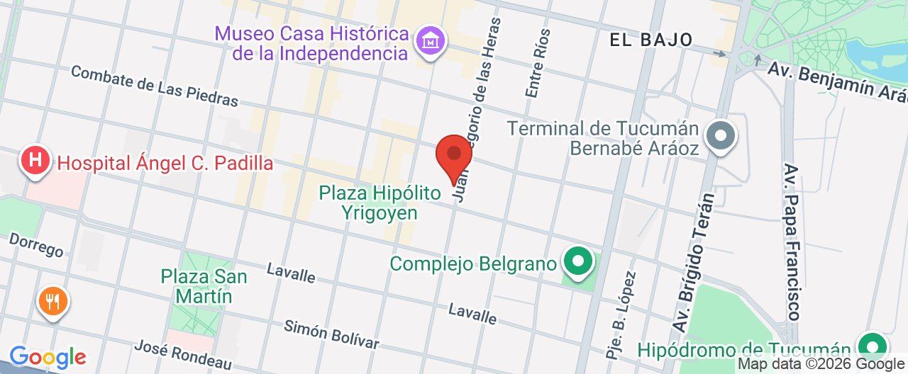 Mapa de la ubicación