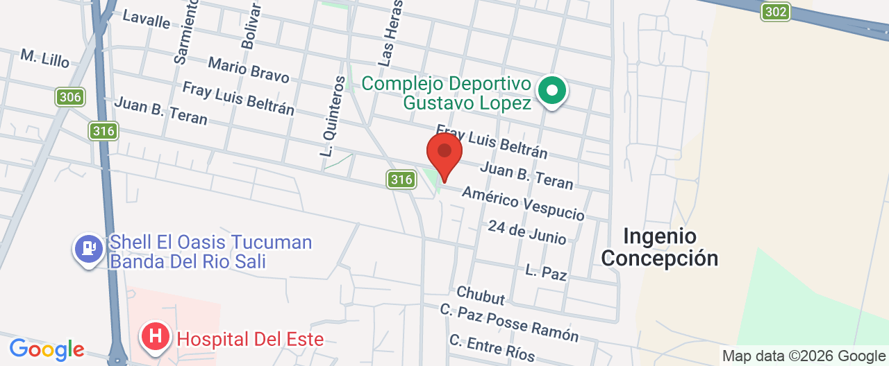 Mapa de la ubicación