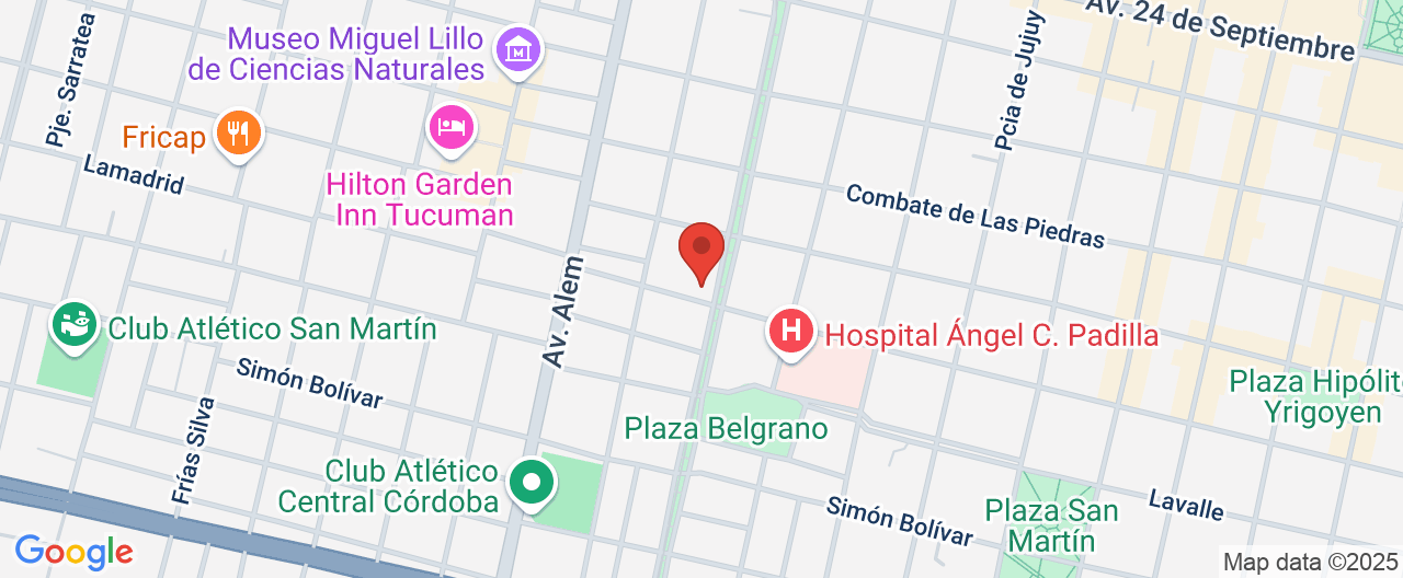 Mapa de la ubicación
