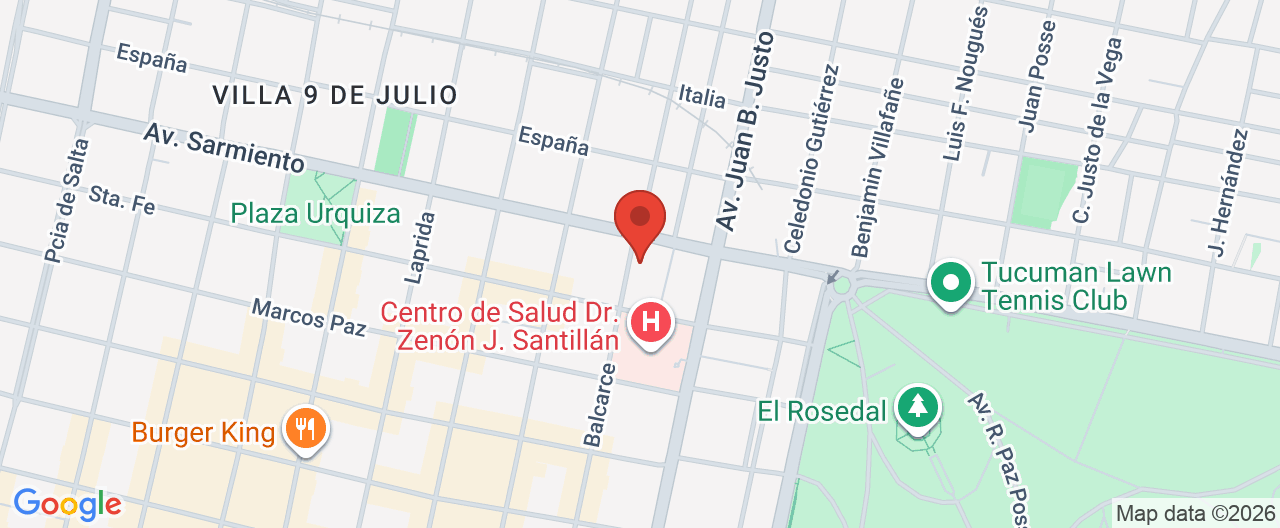 Mapa de la ubicación