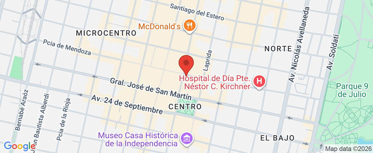 Mapa de la ubicación