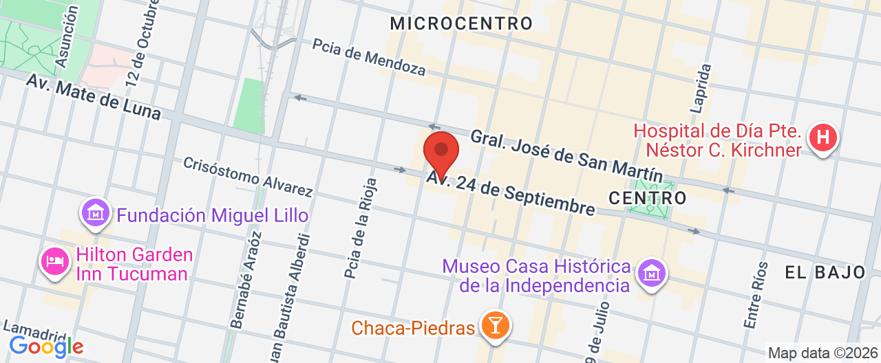 Mapa de la ubicación