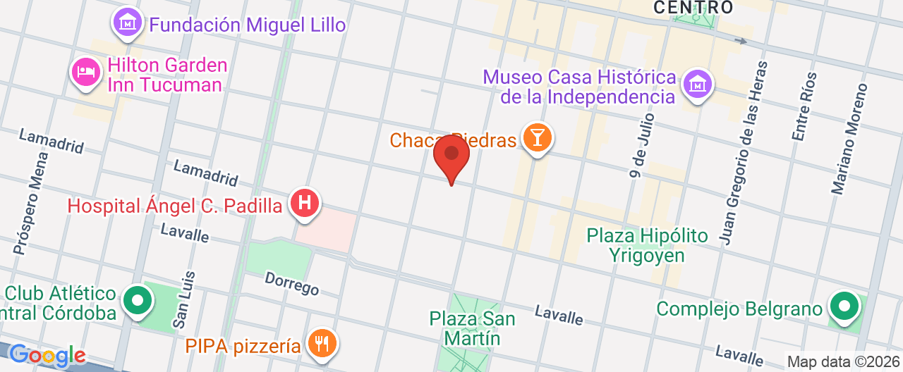 Mapa de la ubicación