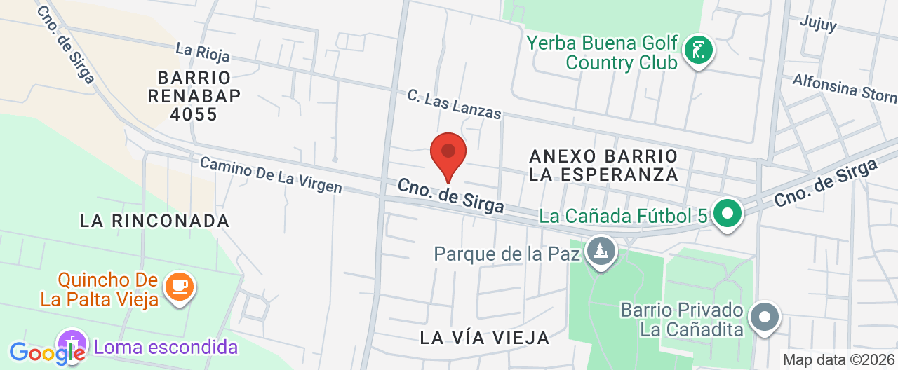 Mapa de la ubicación