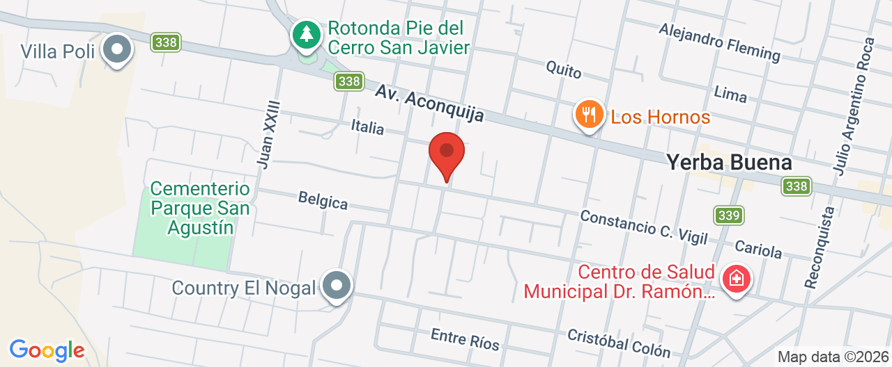Mapa de la ubicación