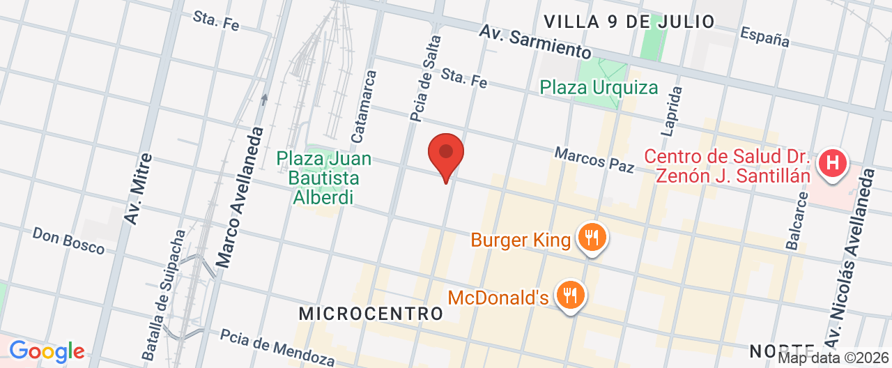 Mapa de la ubicación