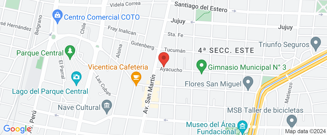 Mapa de la ubicación