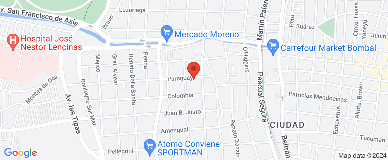 Mapa de la ubicación