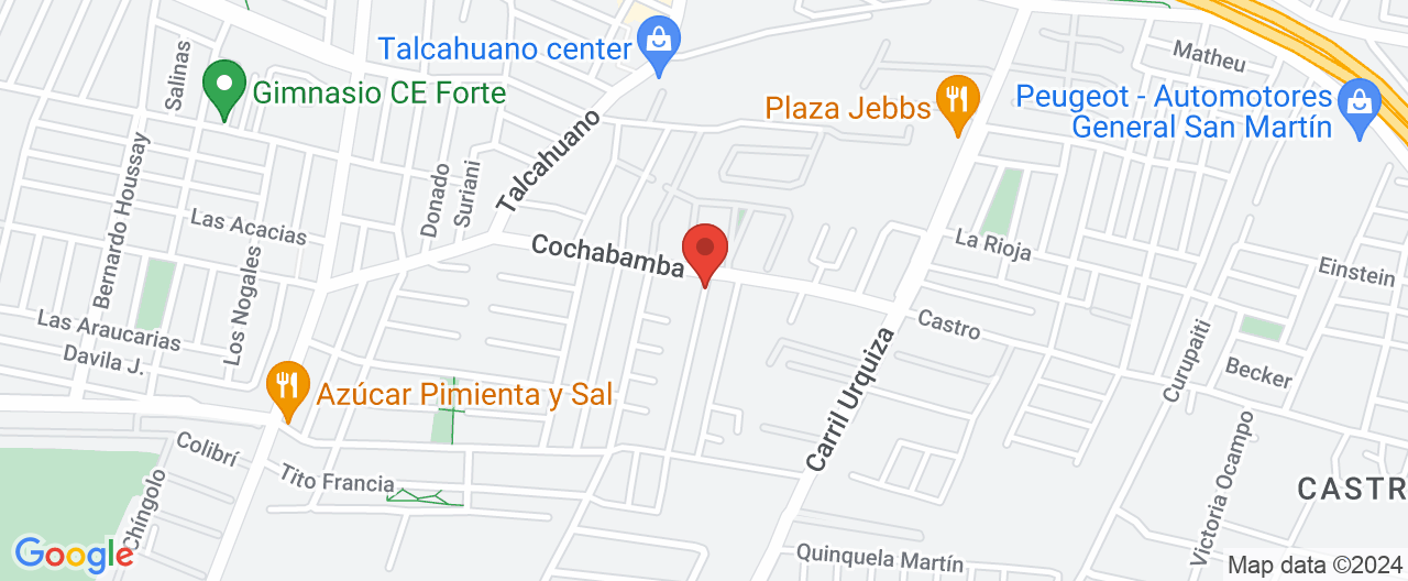 Mapa de la ubicación