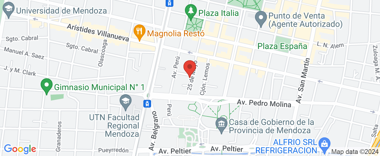 Mapa de la ubicación