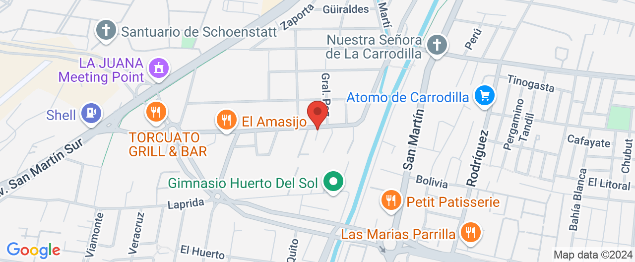 Mapa de la ubicación