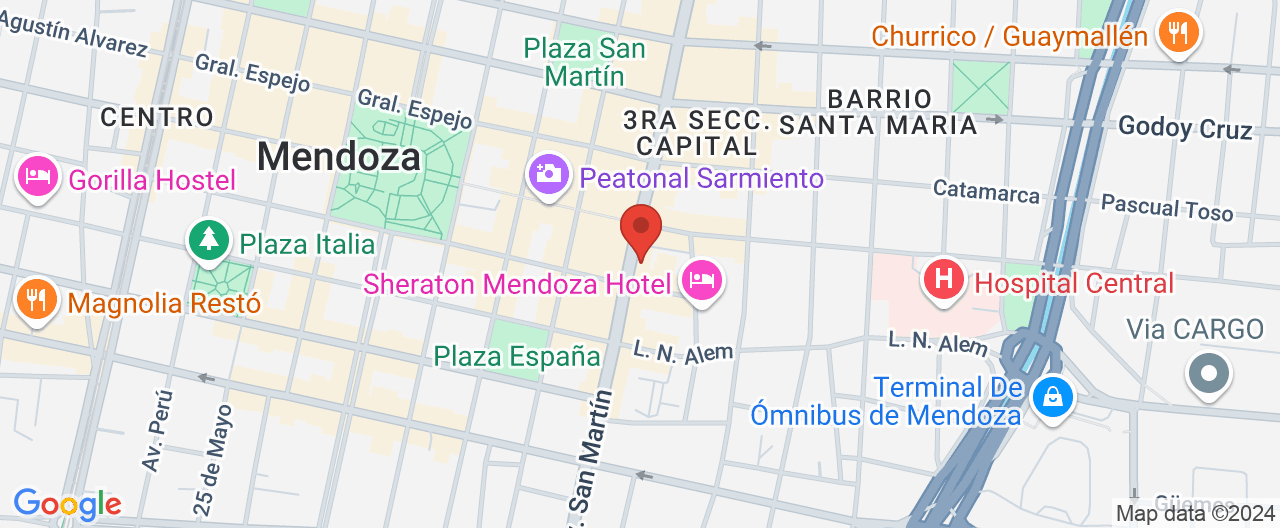 Mapa de la ubicación