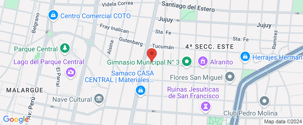 Mapa de la ubicación