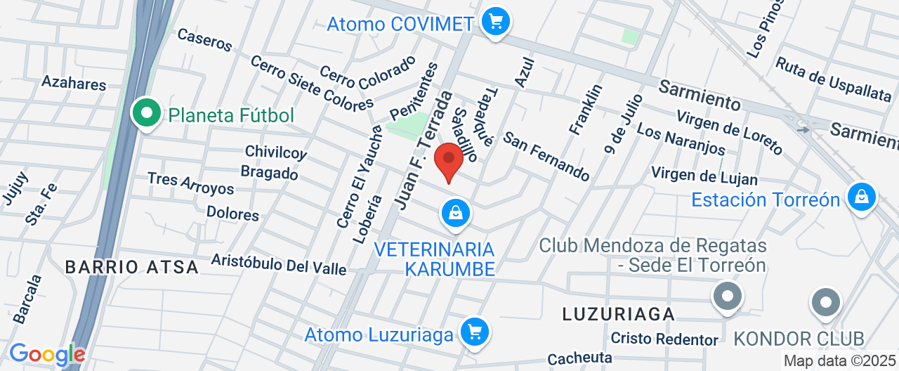 Mapa de la ubicación