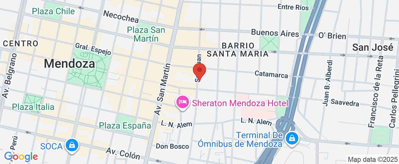 Mapa de la ubicación