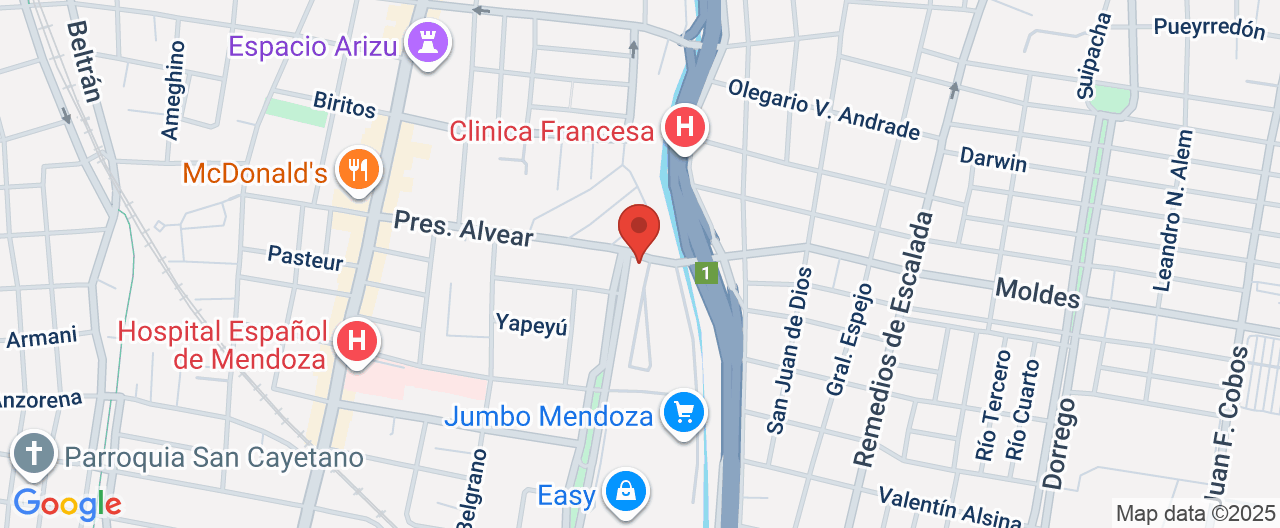 Mapa de la ubicación