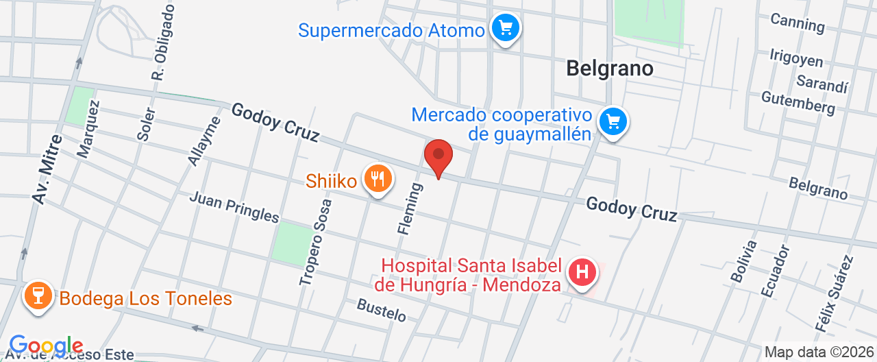 Mapa de la ubicación